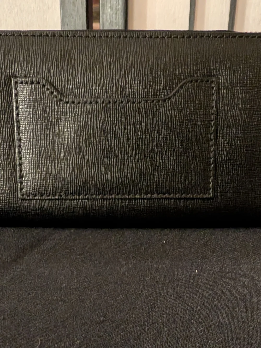 Coach Black Leather Zip Around Continental Wallet Gold